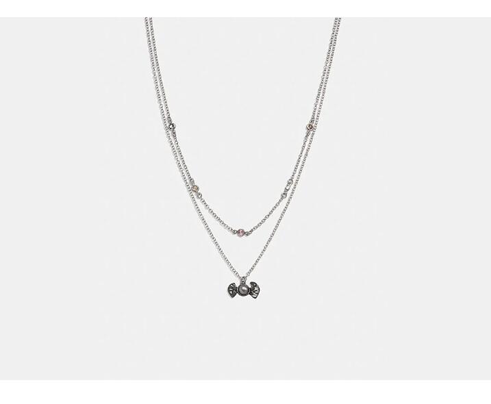 Cheap Candy Pendant Double Chain Necklace - Click Image to Close
