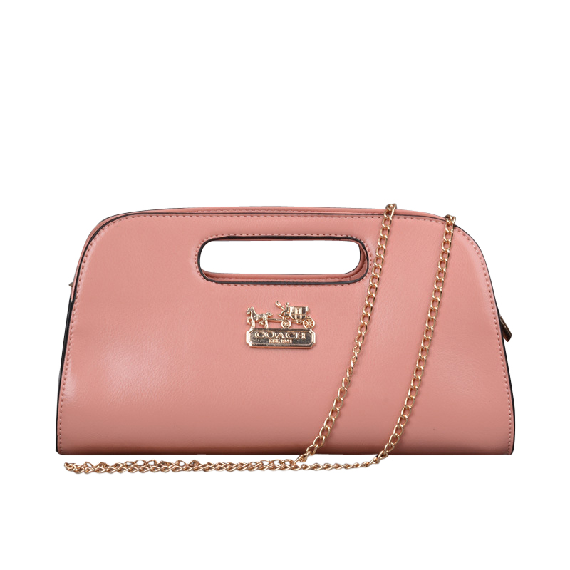 Coach Bleecker In Saffiano Small Pink Crossbody Bags ELX - Click Image to Close