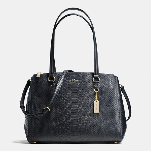 Coach Outlet Stanton Carryall In Stamped Snakeskin Leather - Click Image to Close