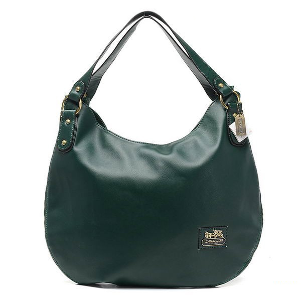 Coach City Logo Large Green Hobo BWD - Click Image to Close
