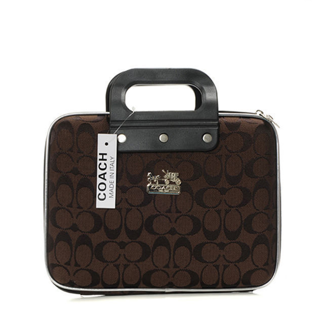 Coach In Signature Medium Coffee Business bags AFQ - Click Image to Close