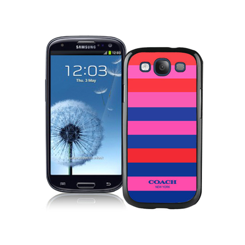 Coach Stripe Multicolor Samsung Galaxy S3 9300 BGQ - Click Image to Close