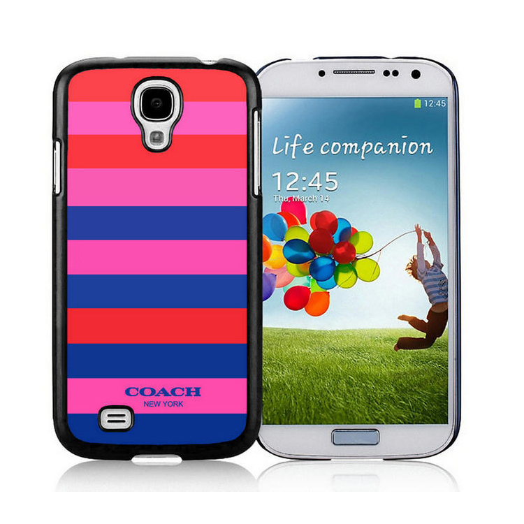 Coach Stripe Multicolor Samsung Galaxy S4 9500 AJO - Click Image to Close