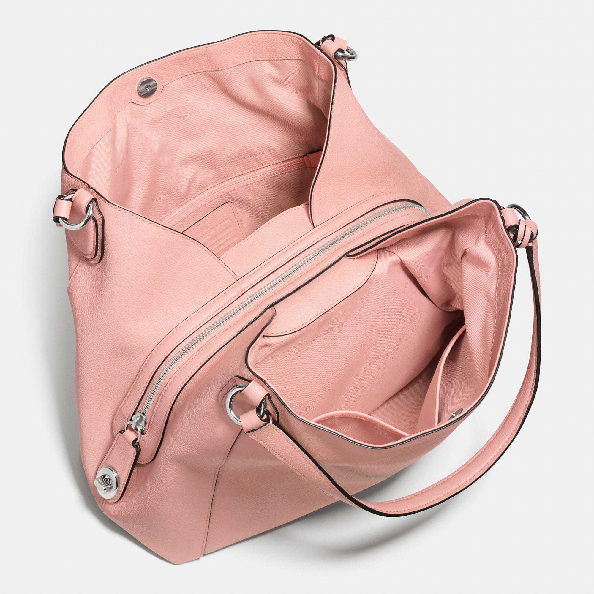 Edie Shoulder Bag 31 In Refined Pebble Leather