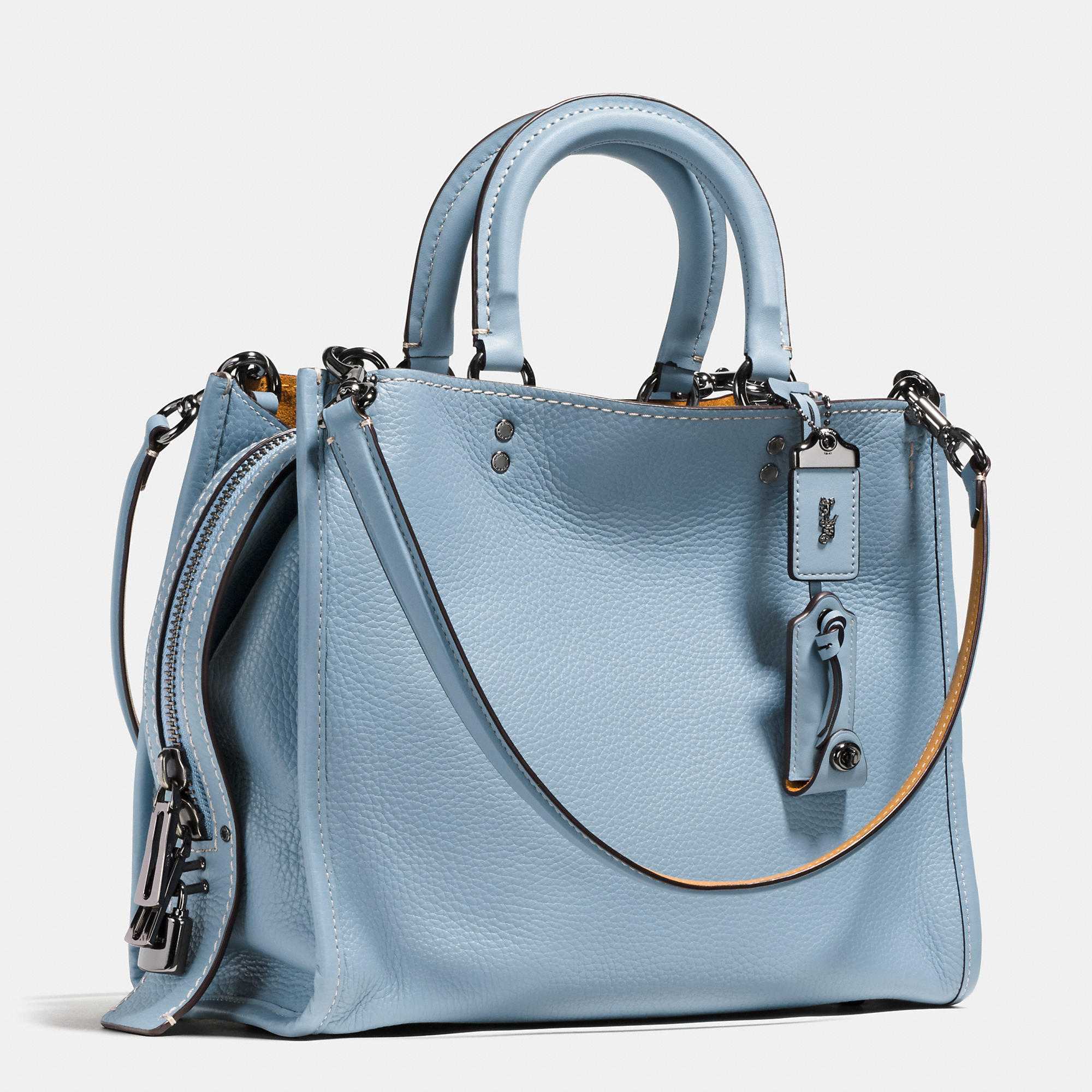 Rogue Bag In Glovetanned Pebble Leather - Click Image to Close